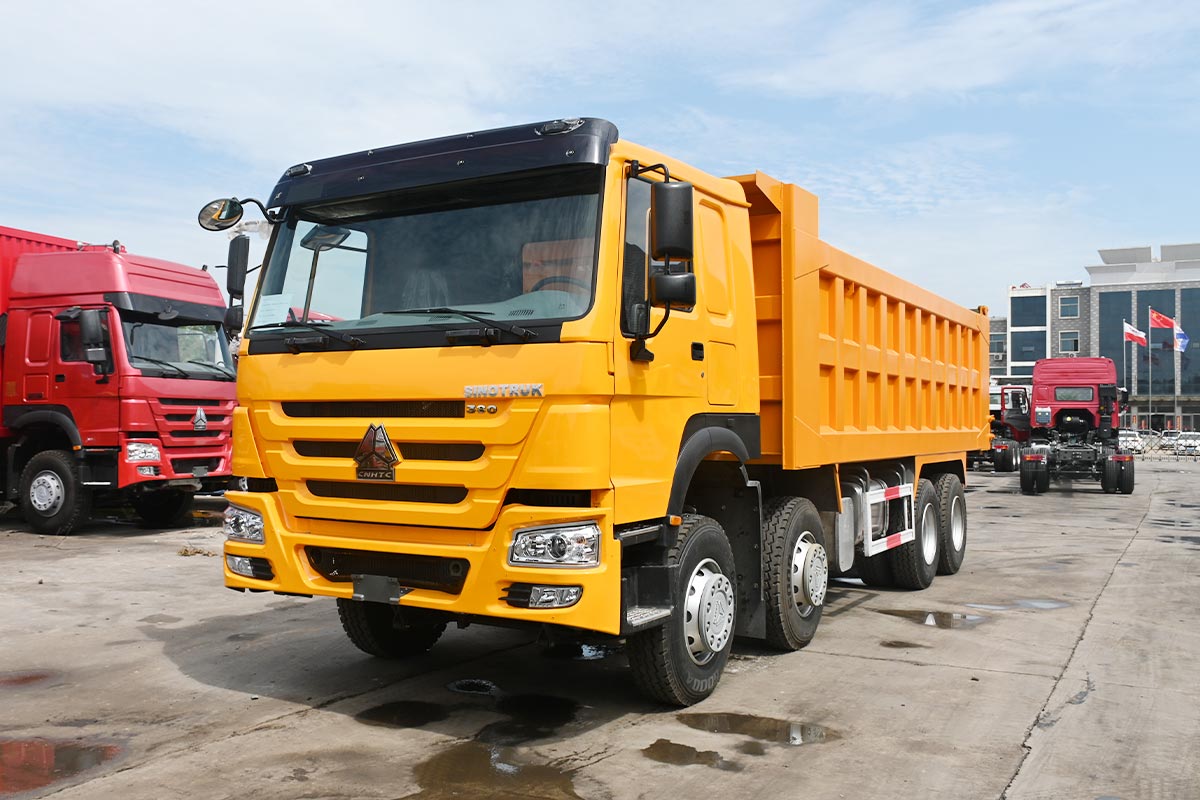 The HOWO-7 8X4 Dump Truck Is Specially D