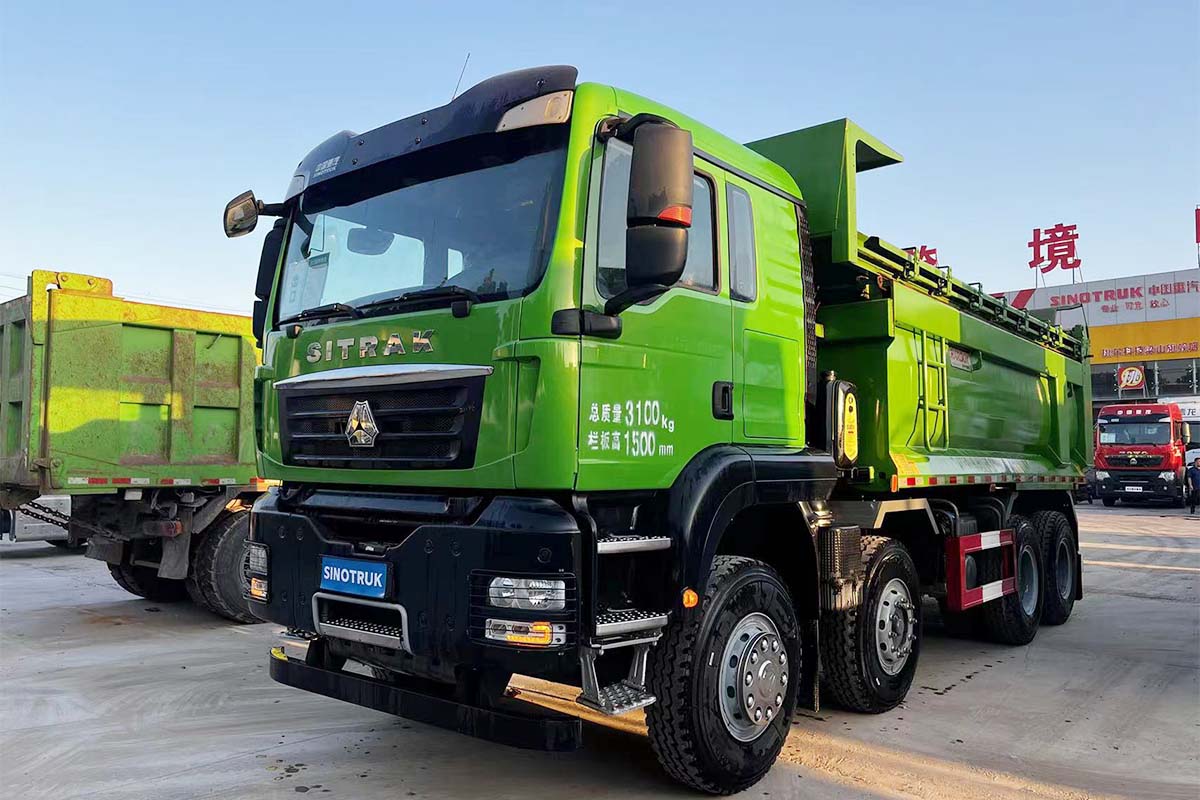The SITRAK 8X4 Dump Truck Is Specially D