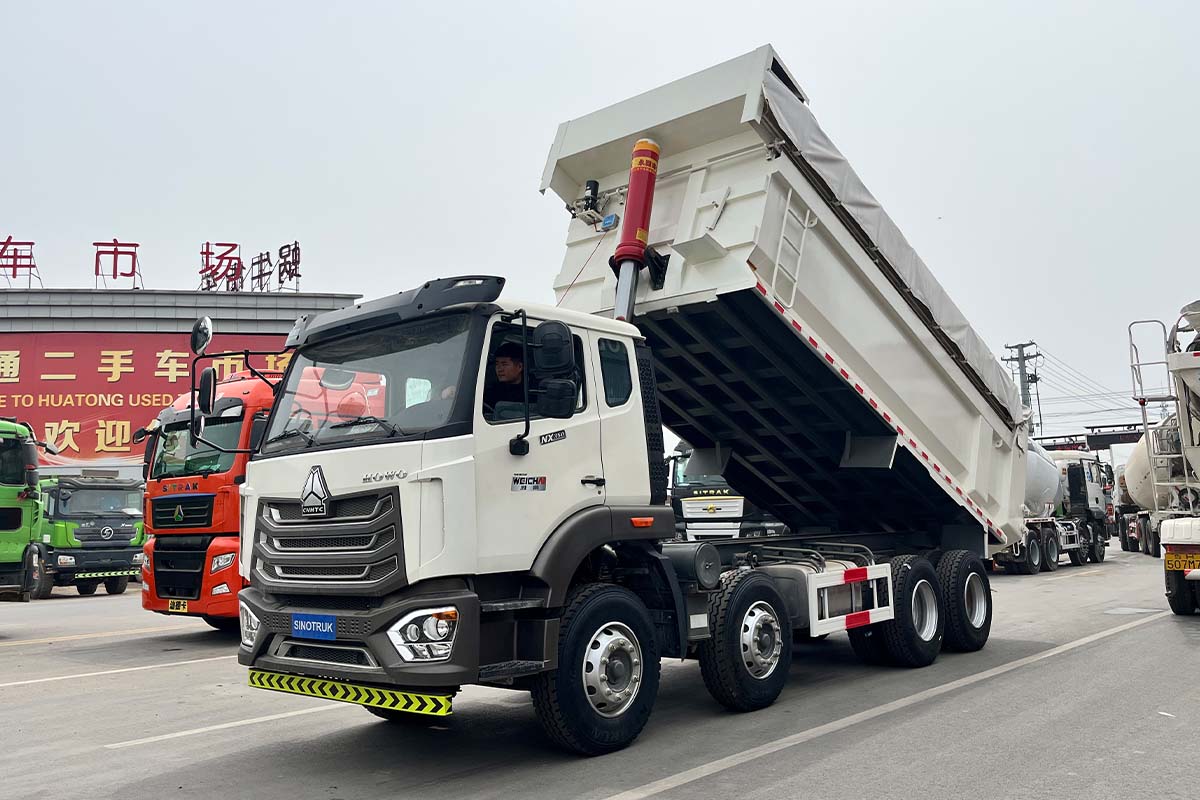 The HOWO NX 8X4 Dump Truck Is Specially 