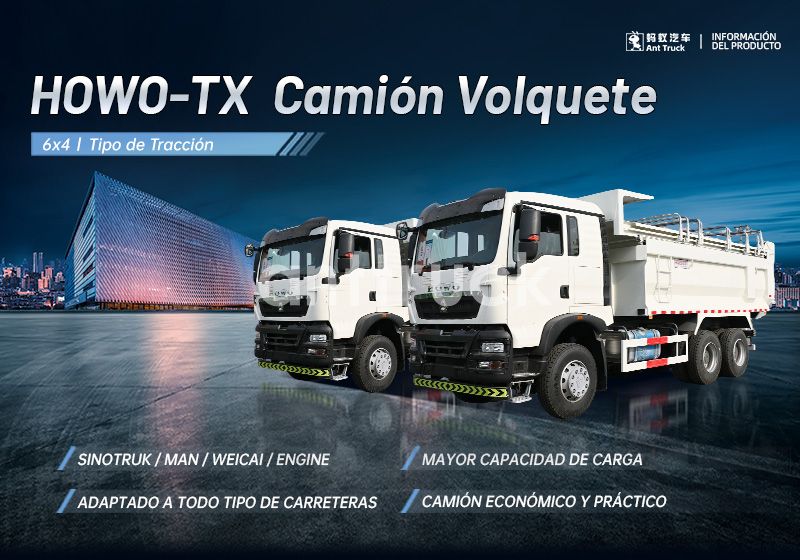 Camión Volquete Sinotruk HOWO NX 6X4 Nuevo Camión Volquete Sinotruk HOWO NX 6X4 Nuevo