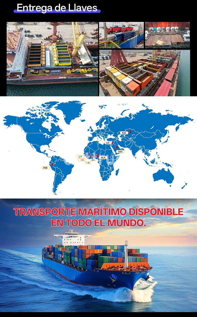 Camión Volquete Sinotruk HOWO NX 8X4 Usado