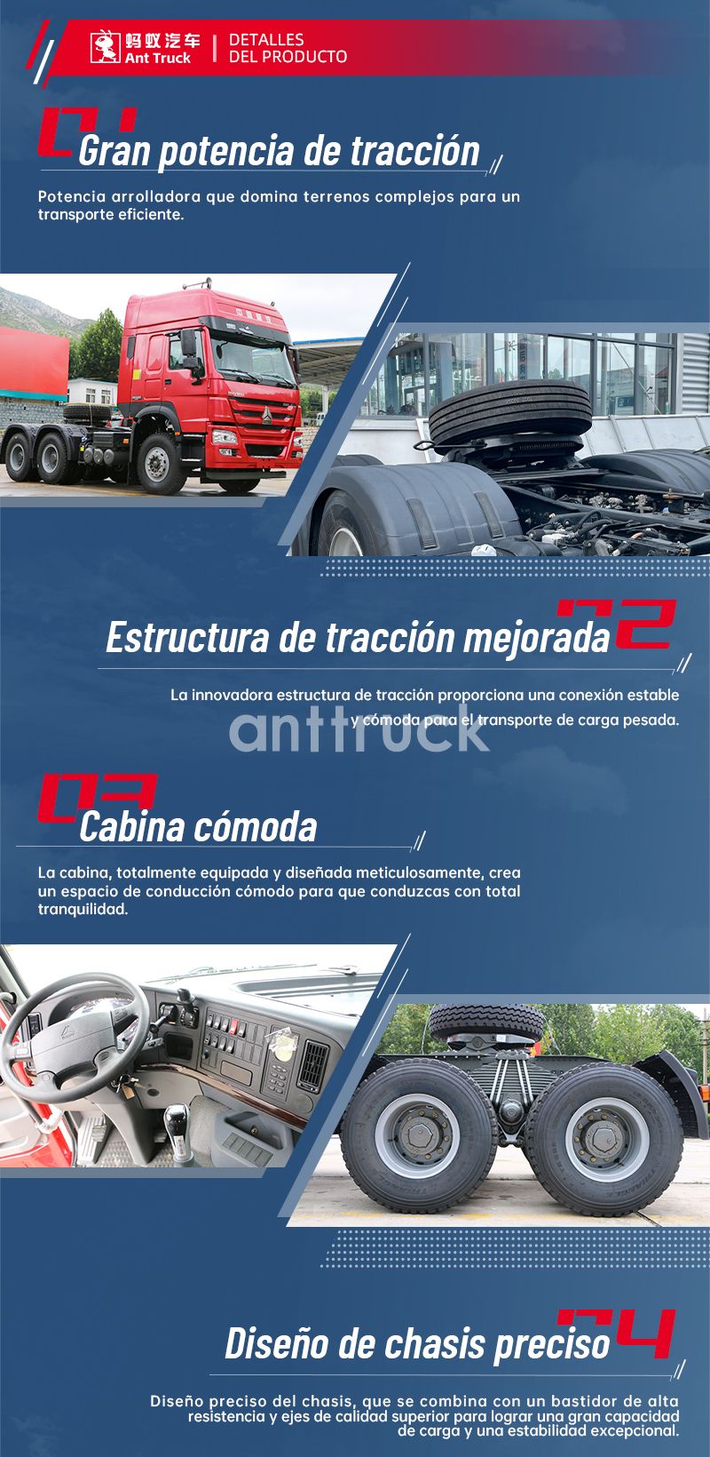 Nuevo Camión Tractor Sinotruk HOWO-7 6X4 Nuevo Camión Tractor Sinotruk HOWO-7 6X4