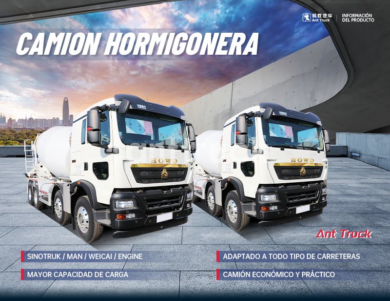 Camión Hormigonera Con Chasis HOWO TX 8X4 Camión Hormigonera Con Chasis HOWO TX 8X4